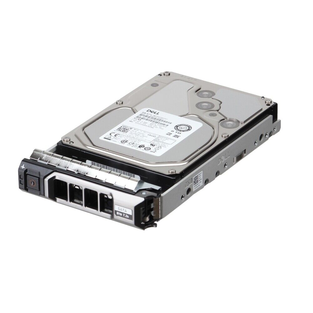 Brand New DELL 09X09C 9X09C 8TB 7.2K SATA 3.5" 6Gb/s 512e HDD with Caddy FREE SHIPPING ANYWHERE