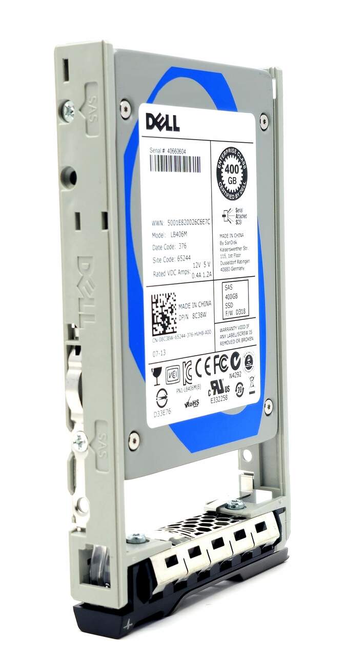 Brand New Dell XRC7G 6HS-400G-21 Compellent 400GB SLC SAS SSD 2.5" 6Gbps FREE SHIPPING ANYWHERE