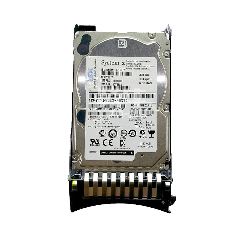 Brand New IBM 00RX924 00RY134 00WC015 1.6TB SAS 2.5" SSD V5000 G1 w/Caddy I Sealed in Static Bag I Free Shipping