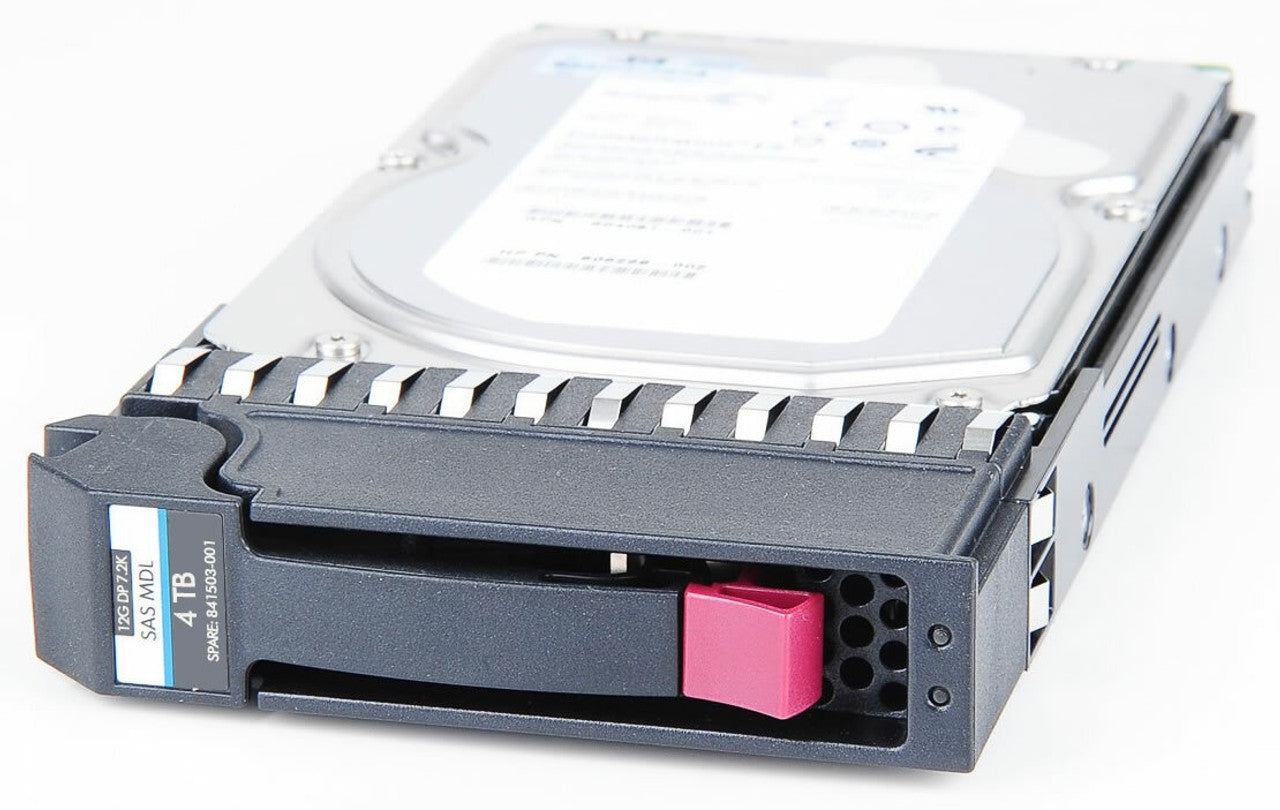 Brand New HPE 841503-001 N9X94A 4TB 7.2K 12G 3.5" MSA 512n HDD w/Caddy I Sealed in Static Bag I Free Shipping