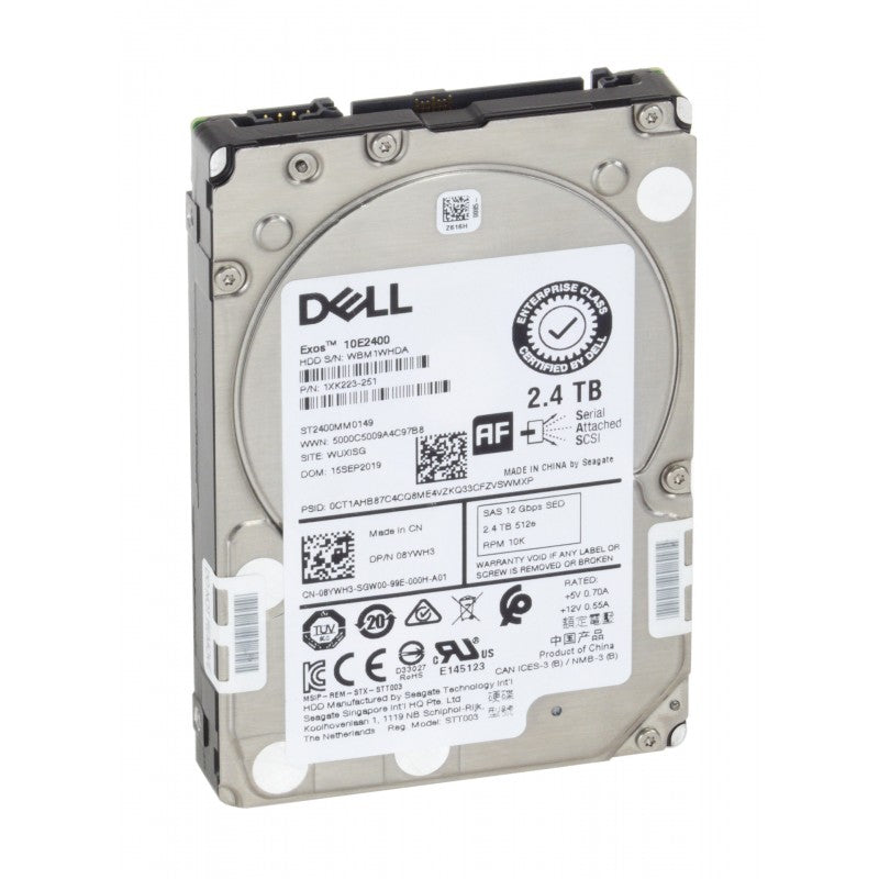 Brand New Dell 08YWH3 1XK223-251 1.2TB 10K 12G SAS 2.5 512e SED HDD G13 or G14 tray. Free shipping anywhere