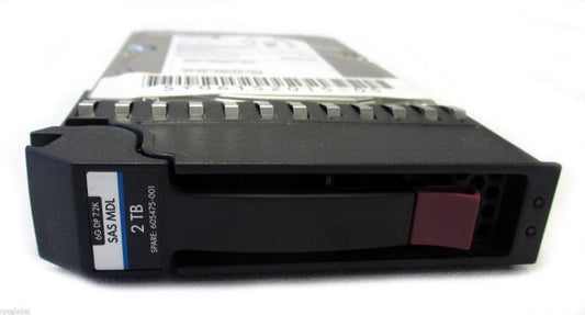 Brand New HPE 605475-001 AW555A P2000 2TB 6G SAS 7.2K RPM LFF 3.5" DP MDL HDD w/Caddy I Sealed in Static Bag I Free Shipping