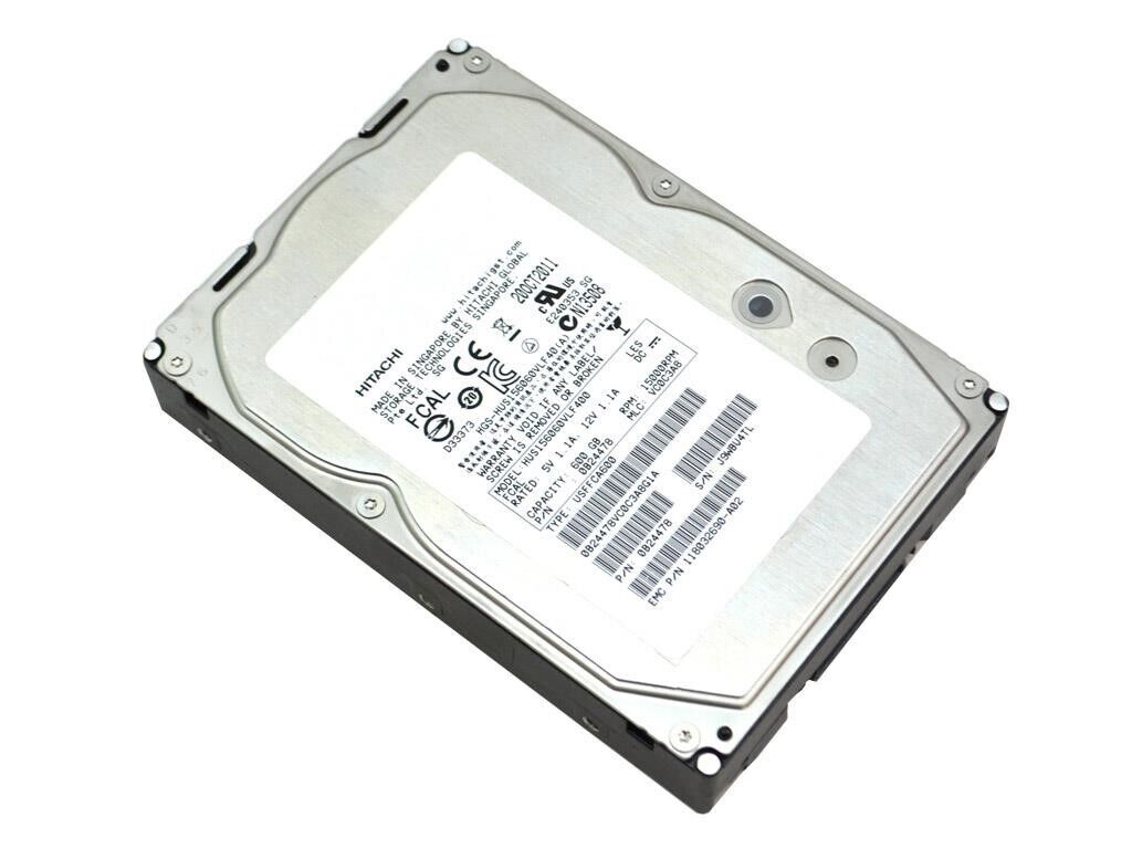 Brand New HITACHI HUS156060VLF400 0B24529 600GB 15000 RPM 3.5" HARD DRIVE FREE SHIPPING ANYWHERE