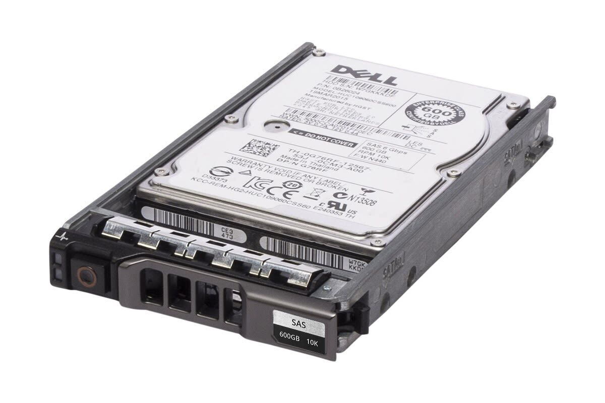 Brand New Dell 0G76RF G76RF 0B26024 600GB 10K SAS 6GBPS 2.5" HDD w/Caddy I Free Shipping